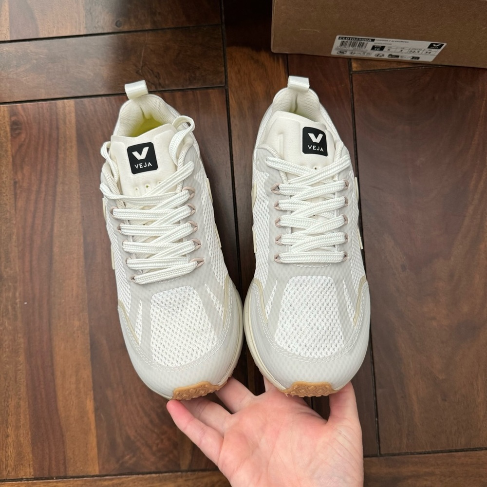 VEJA Running CONDOR 2 ALVEOMESH WHITE PIERRE 5